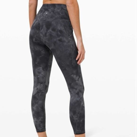 NWOT Lululemon Align High Rise Pant with Pockets 25" Diamond Dye Grey Size 20 - Picture 3 of 10